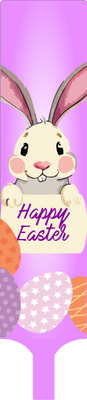 Custom Hand Fans Multiple Sizes Easter Purple