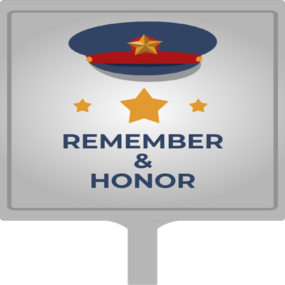 Custom Hand Fans Multiple Sizes Remember & Honor