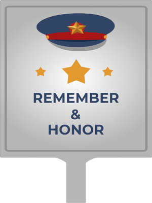 Custom Hand Fans Multiple Sizes Remember & Honor