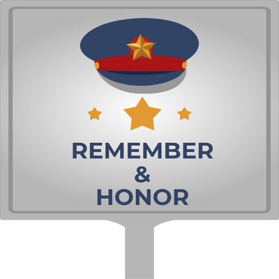 Custom Hand Fans Multiple Sizes Remember & Honor