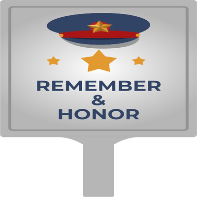 Custom Hand Fans Multiple Sizes Remember & Honor
