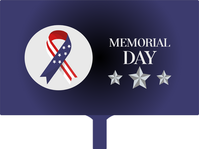 Custom Hand Fans Multiple Sizes Memorial Day Freedom