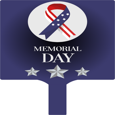 Custom Hand Fans Multiple Sizes Memorial Day Freedom