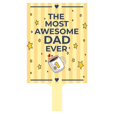 Custom Hand Fans The Most Awesome Dad