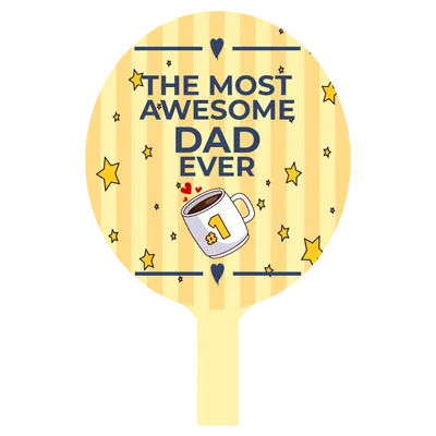 Custom Hand Fans The Most Awesome Dad