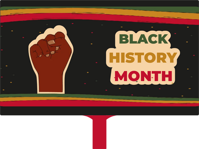Custom Hand Fans Multiple Sizes Black History Month