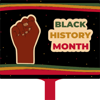 Custom Hand Fans Multiple Sizes Black History Month