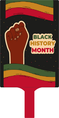 Custom Hand Fans Multiple Sizes Black History Month