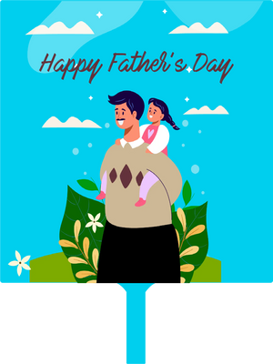 Custom Hand Fans Multiple Sizes Happy Father's Day