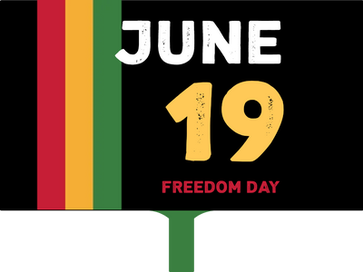 Custom Hand Fans Multiple Sizes Freedom Day