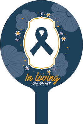 Custom Hand Fans Multiple Sizes In Loving Memories