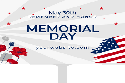 Custom Hand Fans Multiple Sizes Honor Memorial Day Tribute