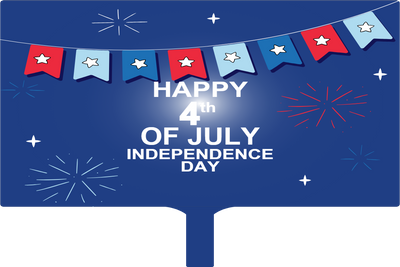 Custom Hand Fans Multiple Sizes Fourth of July