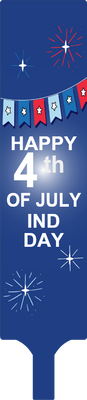 Custom Hand Fans Multiple Sizes Fourth of July