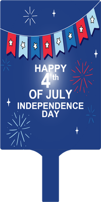 Custom Hand Fans Multiple Sizes Fourth of July