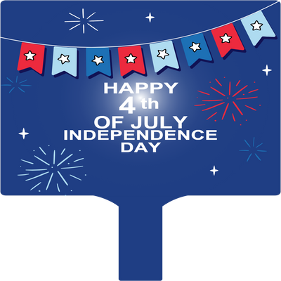 Custom Hand Fans Multiple Sizes Fourth of July