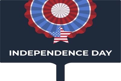Custom Hand Fans Multiple Sizes Independence Day