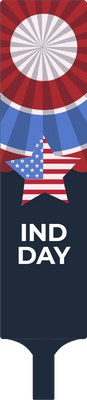Custom Hand Fans Multiple Sizes Independence Day