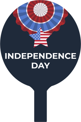 Custom Hand Fans Multiple Sizes Independence Day