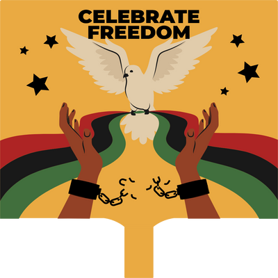 Custom Hand Fans Multiple Sizes Celebrate Freedom