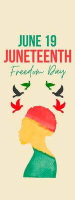Custom Outdoor Yard Signs Multiple Sizes Juneteenth Freedom Day