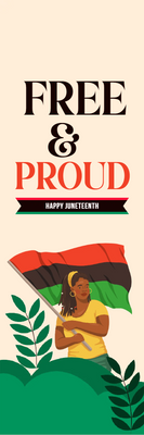 Custom Outdoor Yard Signs Multiple Sizes Happy Juneteenth