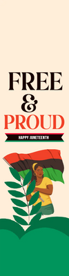 Custom Outdoor Yard Signs Multiple Sizes Happy Juneteenth