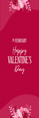 Custom Outdoor Yard Signs Multiple Sizes Happy Valentines Day