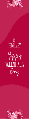 Custom Outdoor Yard Signs Multiple Sizes Happy Valentines Day