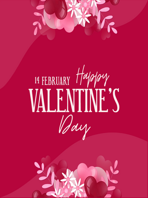 Custom Outdoor Yard Signs Multiple Sizes Happy Valentines Day