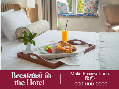 Custom Outdoor Yard Signs Multiple Sizes Breakfast In Hotel