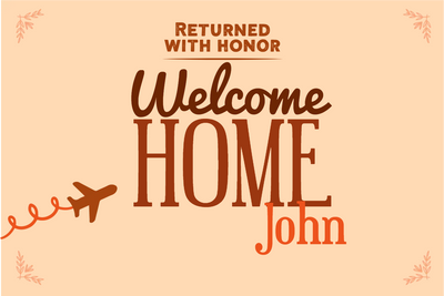 Custom Outdoor Yard Signs Multiple Sizes Welcome Home John