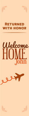 Custom Outdoor Yard Signs Multiple Sizes Welcome Home John