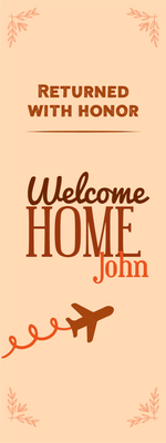 Custom Outdoor Yard Signs Multiple Sizes Welcome Home John
