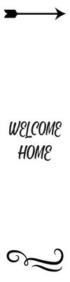 Custom Outdoor Yard Signs Multiple Sizes Welcome Home Arrow