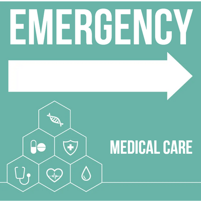 Custom Outdoor Yard Signs Multiple Sizes Emergency Medical Care
