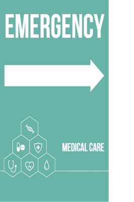 Custom Outdoor Yard Signs Multiple Sizes Emergency Medical Care