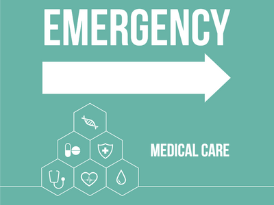 Custom Outdoor Yard Signs Multiple Sizes Emergency Medical Care
