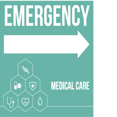 Custom Outdoor Yard Signs Multiple Sizes Emergency Medical Care