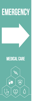 Custom Outdoor Yard Signs Multiple Sizes Emergency Medical Care