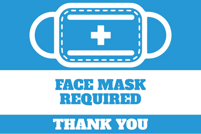 Custom Outdoor Yard Signs Multiple Sizes Face Mask