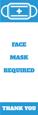 Custom Outdoor Yard Signs Multiple Sizes Face Mask