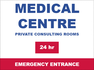 Custom Outdoor Yard Signs Multiple Sizes Medical Centre