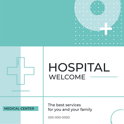Custom Outdoor Yard Signs Multiple Sizes Hospital Welcome