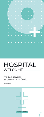 Custom Outdoor Yard Signs Multiple Sizes Hospital Welcome