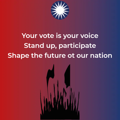 Custom Hang Tags Multiple Sizes Power of Voting