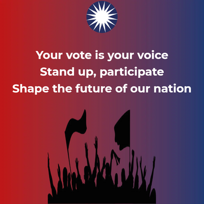 Custom Hang Tags Multiple Sizes Power of Voting