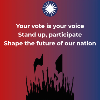 Custom Hang Tags Multiple Sizes Power of Voting