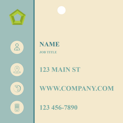 Custom Hang Tags Multiple Sizes Name 123 Main