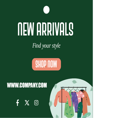 Custom Hang Tags Multiple Sizes Trend Alert